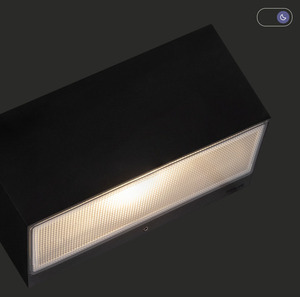 Venkovní nástěnná lampa ASKER Big 1300 černá 8,3W 3000K small 2