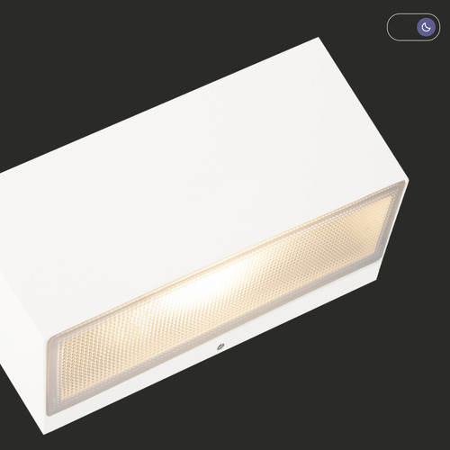 Kontrola Venkovní nástěnné svítidlo ASKER Big 1300W white LED 8,3W 3000K - NORLYS