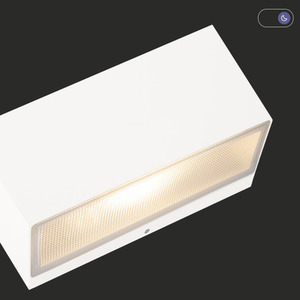 Venkovní nástěnné svítidlo ASKER Big 1300W white LED 8,3W 3000K - NORLYS small 1
