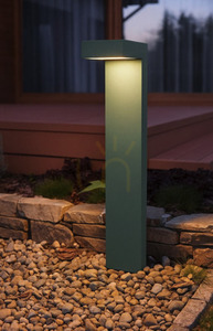 Venkovní LED sloupek NORLYS Asker 1311BL 7,2W 3000K černý 85 cm small 11