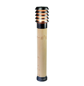 Kontrola Světelný sloup ALTA 85cm E27 1443B Černá RAL9005 Norlys