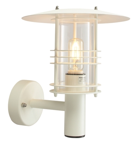 Kontrola Stockholm 280 venkovní nástěnná lampa bílá E27 Led 9W