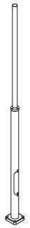 Kontrola Teleskopická tyč 3005 Graphite 360-450 cm