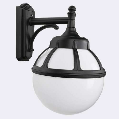 Kontrola Venkovní kulové nástěnné svítidlo BOLOGNA 311B E27 Black 9005 Norlys