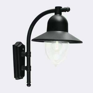 Venkovní nástěnné svítidlo COMO 370BL E27 černé RAL-9005 - NORLYS small 0