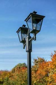 Zahradní svítidlo NORLYS LONDON 482BL černé IP54 2×E27 small 3