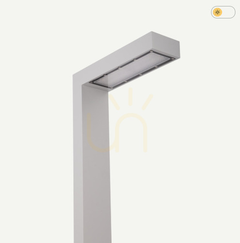 Kontrola ASKER Pole 5126AL 18W 216 cm Hliníková zahradní / parková lucerna RAL-9006 - NORLYS