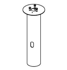 Kontrola Kovová základna 6133 do země 39 cm