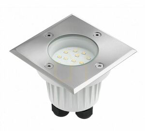 Venkovní pochozí LED světlo SU-MA ST 5024 B stříbrné 1W 3000K small 0