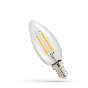 LED žárovka svíčka SpectrumLED Clear COG E14 1 W 4000 K 120 lm WOJ+14576 small 0