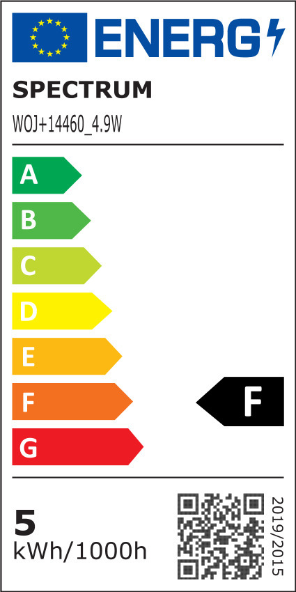 Pohled Led St58 E27 230 V 4,9 W Cog Ww Retroshine Spectrum Led St58 E27 230 V 4,9 W Cog Ww Retroshine Spectrum
