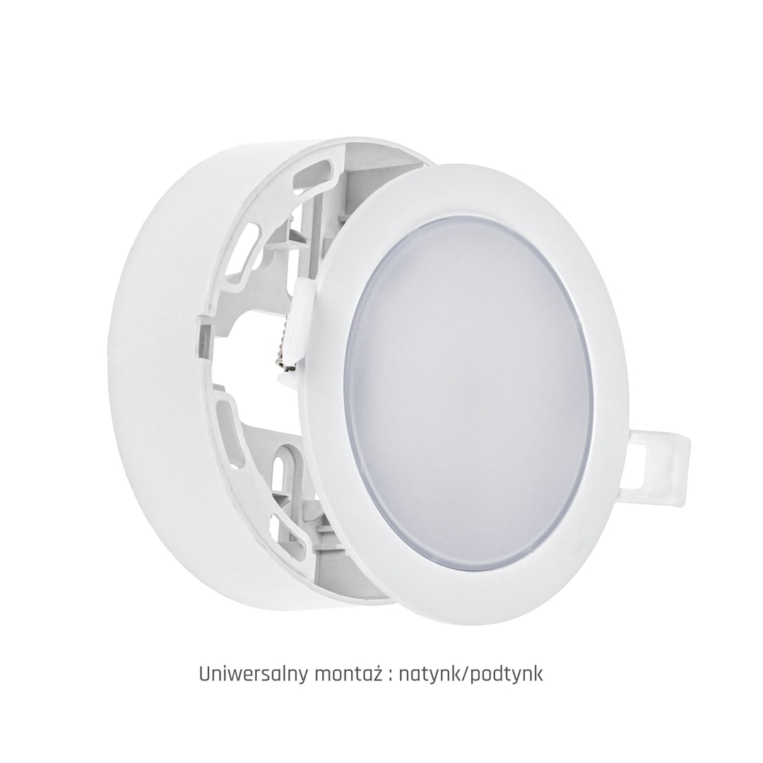 Náhled Algine Eco 2w1 povrchové svítidlo 6 Ww 230 V 110st Ip20 Ik06 115x35mm bílé kulaté Algine Eco 2w1 povrchové svítidlo 6 Ww 230 V 110st Ip20 Ik06 115x35mm bílé kulaté