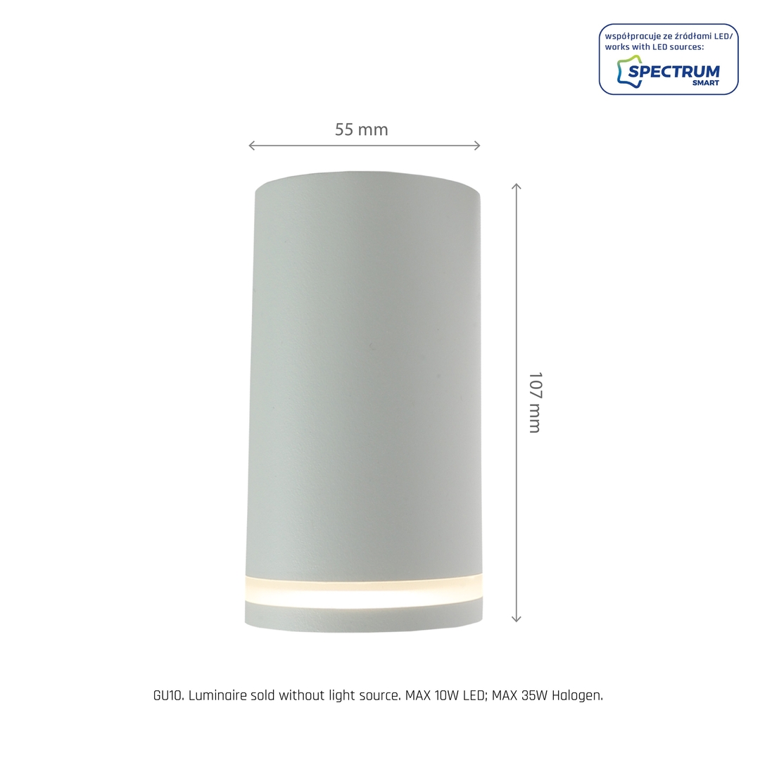 Zobrazit Chloe Mini kroužek pro povrchovou montáž Gu10 230 V Ip20 Fi55*107mm Bílá Immobile Chloe Mini kroužek pro povrchovou montáž Gu10 230 V Ip20 Fi55*107mm Bílá Immobile
