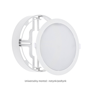 Algine Eco 2w1 povrchové svítidlo 18 Ww 230 V 110st Ip20 Ik06 223x35mm bílé kulaté 2 Algine Eco 2w1 povrchové svítidlo 18 Ww 230 V 110st Ip20 Ik06 223x35mm bílé kulaté small 2