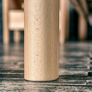 Postel s opěrkou hlavy WoodMan Drop Hard 180x200, bukové dřevo, SKU 01181 small 4