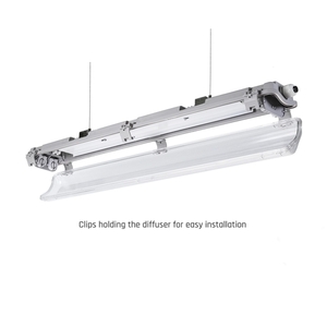 Limea Led Tube Slim Hermetic G13 2x60 250 V Ip65 710x90x63 Mm šedá small 12