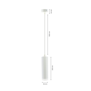 Madara Mini Ring Gu10 Overhang Base 230 V Ip20 Fi55*200mm Bílý kabel 1m small 8