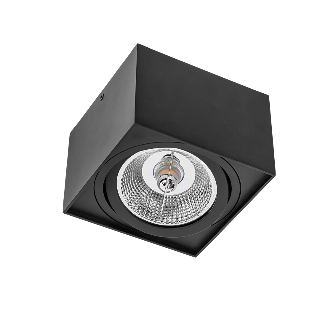Kontrola Chloe Ar111 Povrchová montáž Gu10 250 V Ip20 145x145x100 Černý čtverec Pohyblivý Chloe Ar111 Povrchová montáž Gu10 250 V Ip20 145x145x100 Černý čtverec Pohyblivý
