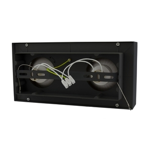 Mirora Ar111 X2 s povrchovou montáží Gu10 250 V Ip20 293 X145 X 85 mm černá obdélníková pohyblivá 4 Mirora Ar111 X2 s povrchovou montáží Gu10 250 V Ip20 293 X145 X 85 mm černá obdélníková pohyblivá small 4
