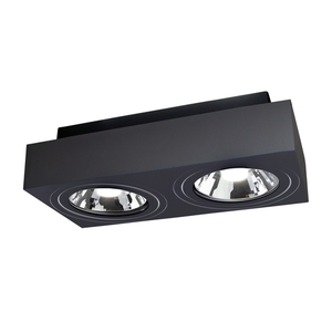 Mirora Ar111 X2 s povrchovou montáží Gu10 250 V Ip20 293 X145 X 85 mm černá obdélníková pohyblivá 0 Mirora Ar111 X2 s povrchovou montáží Gu10 250 V Ip20 293 X145 X 85 mm černá obdélníková pohyblivá small 0