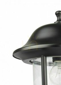Venkovní nástěnné svítidlo SU-MA Prince černá patina E27 IP43 K 3012/1/O g small 1