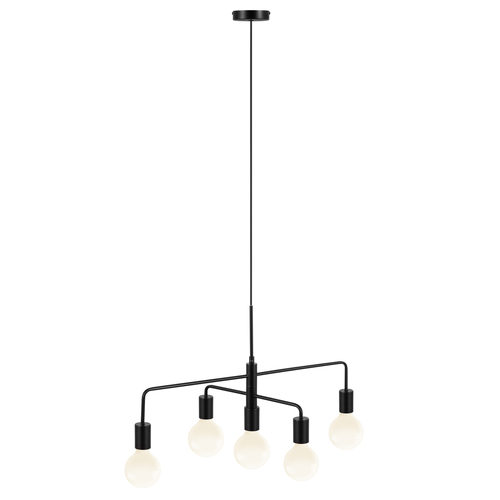 Kontrola Závěsné svítidlo GLOOM Nordlux E27 40W Kovová černá