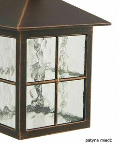 Venkovní stojací lampa SU-MA Wenecja černá patina 45 cm K 4011/1/KW small 4