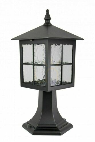 Kontrola Venkovní stojací lampa SU-MA Wenecja černá patina 45 cm K 4011/1/KW