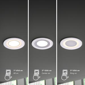 CLYDE Nordlux LED svítidlo pro vestavbu Plastová bílá small 6