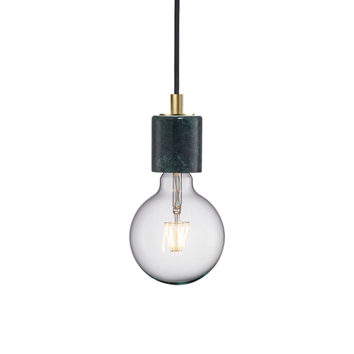 Kontrola Závěsná lampa Nordlux E27 60W Marble Green SIV