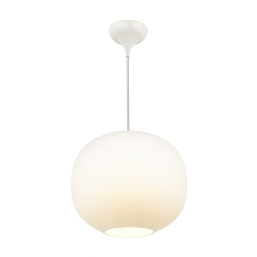 Kontrola Závěsné svítidlo Design For The People Navone 30 z opálového bílého skla E27 40 W