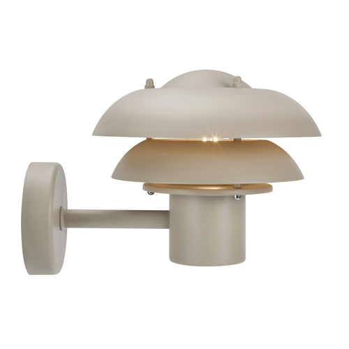 Kontrola KURNOS Nordlux E14 12W kovová béžová nástěnná lampa