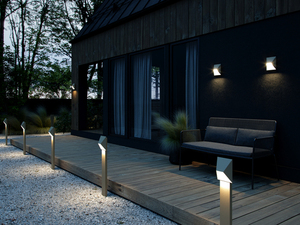 Zahradní lampa PONTIO Nordlux GU10 25W Hliníková béžová small 0