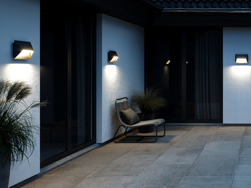 Kontrola PONTIO Nordlux GU10 2X25W Hliníková bílá nástěnná lampa