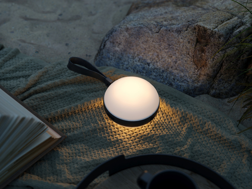Kontrola Nabíjecí LED lampa Nordlux Bring To-Go 12, bílo-černá, 2700 K