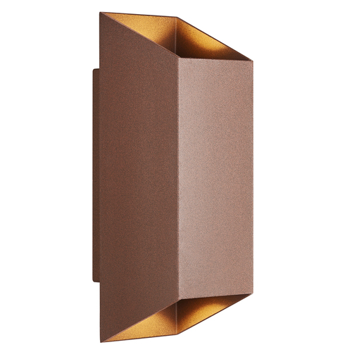 Kontrola Hliníková rezavá nástěnná lampa NICO Nordlux GU10 2x35W