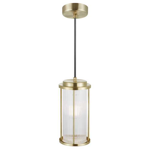 Kontrola LINTON Nordlux E27 15W Mosazná závěsná lampa