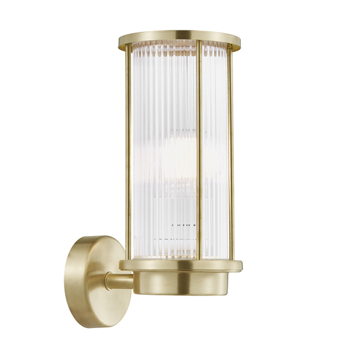 Kontrola LINTON Nordlux E27 15W mosazná nástěnná lampa
