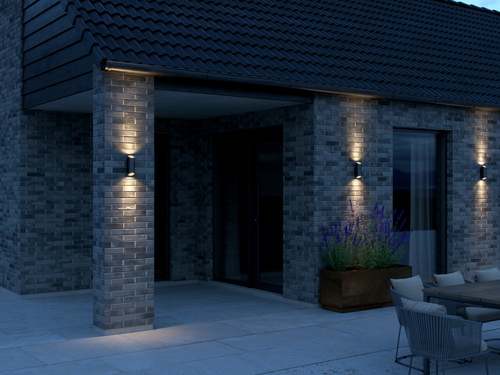 Kontrola Nástěnná lampa NICO Nordlux GU10 2x35W Aluminium Black