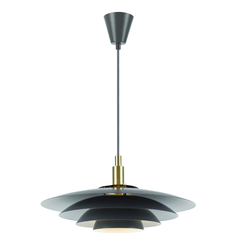 Kontrola Závěsná lampa BRETAGNE Nordlux G9 25W Metal Grey