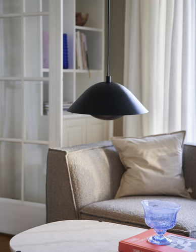 Kontrola Černé závěsné svítidlo Nordlux FREYA 35 2213083003 E27 max. 40 W Ø35 cm