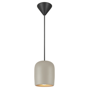 NOTTI Nordlux E27 25W kovová šedá závěsná lampa small 2