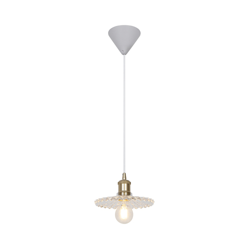 Kontrola Závěsné svítidlo TORINA Nordlux E27 40W sklo transparentní