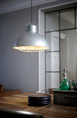 Kontrola Nordlux Porter závěsná lampa E27 60W kovová pozinkovaná