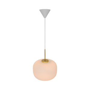 Závěsná lampa MILFORD Nordlux E27 40W Skleněná bílá small 3