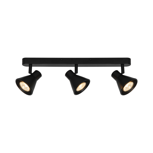 Kontrola EIK Nordlux GU10 3X35W kovové stropní svítidlo černé