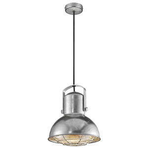 Nordlux Porter závěsná lampa E27 60W kovová pozinkovaná small 1