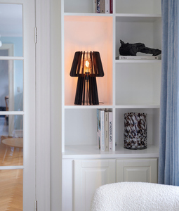 Stolní lampa Nordlux GROA černá dřevěná 40 cm E27 small 0