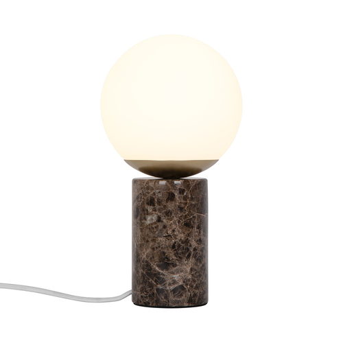 Kontrola Stolní lampa LILLY Nordlux E14 25W Glass Brown