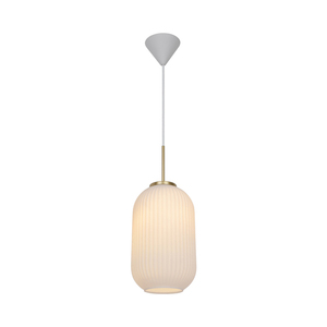 Závěsná lampa MILFORD Nordlux E27 40W Skleněná bílá small 1